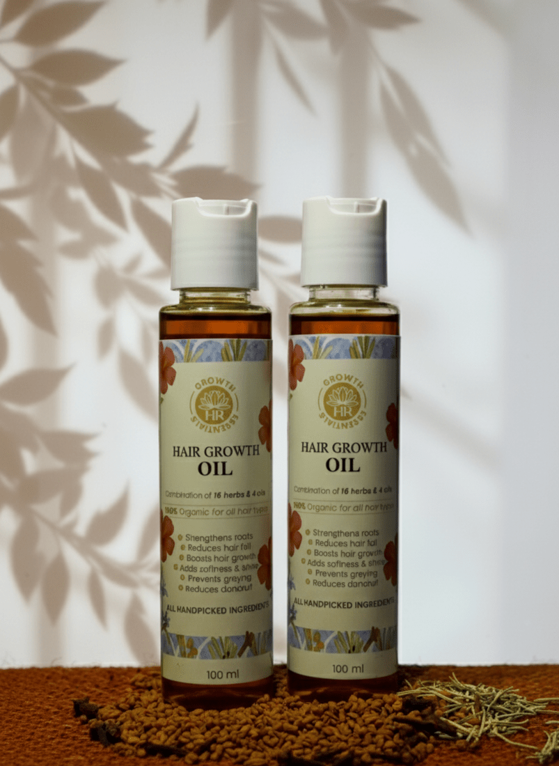 PACK OF 2 HAIR GROWTH OIL BOTTLES 100 ML🌿🇵🇰 - HR GROWTH ESSENTIALS