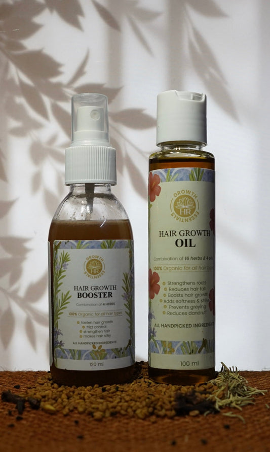 SPECIAL HAIR CARE COMBO OFFER WITH FREE OIL APPLICATOR BOTTLE🌿🇵🇰 - HR GROWTH ESSENTIALS